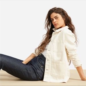 Everlane Chore Jacket. Bone.